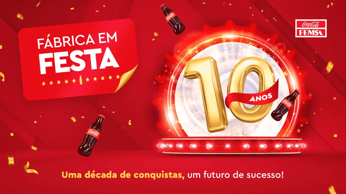 Key Visual: Fábrica em Festa - 10 Anos | FEMSA