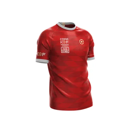 Camisa de futebol personalizada Copa Kof | Coca-Cola FEMSA